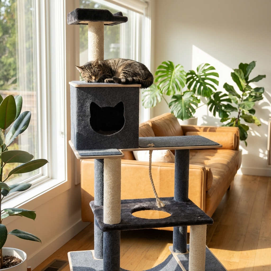 Noba Supreme 81" Tower - 6 - Level Cat Tree-7
