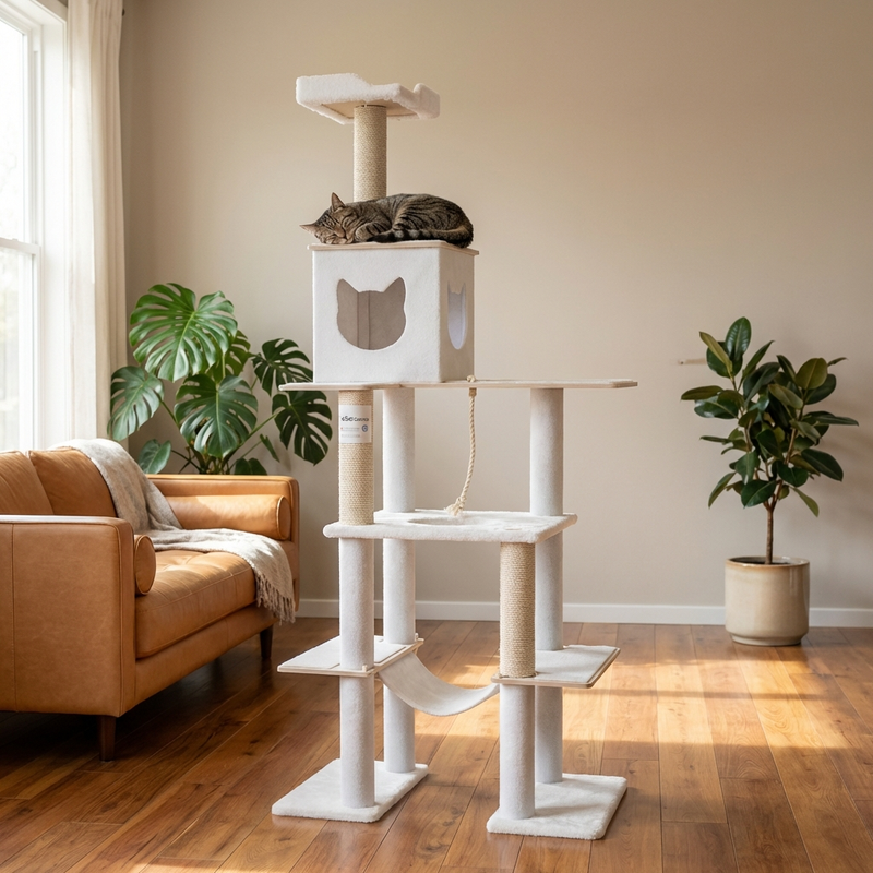 Noba Supreme 81" Tower - 6 - Level Cat Tree-9