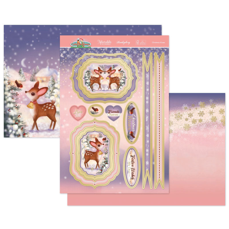 Kit de luxe toppers Baisers de Noël-1