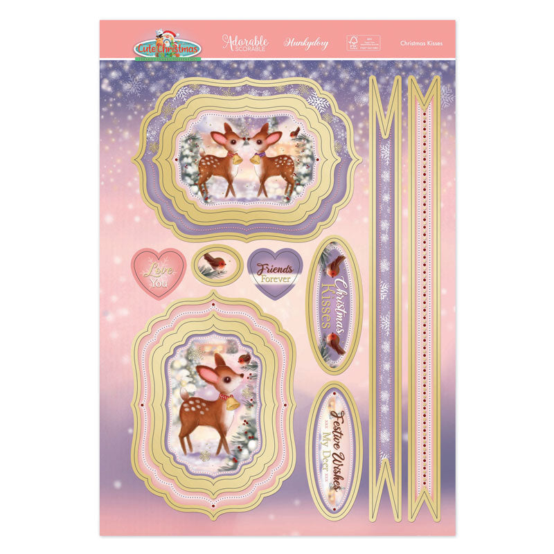 Kit de luxe toppers Baisers de Noël-2