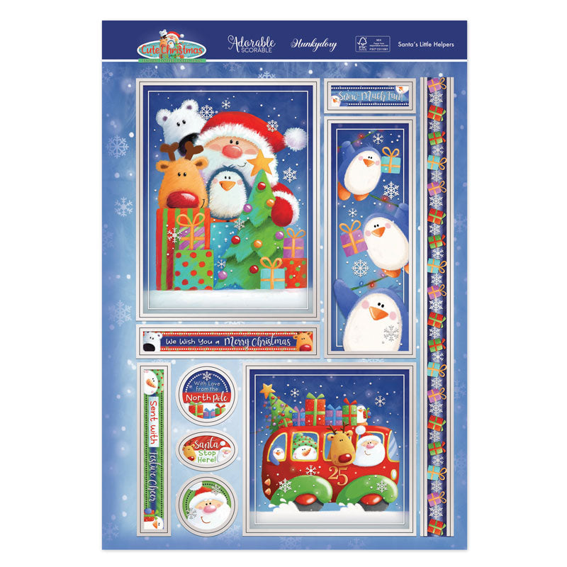 Santa's Little Helpers Luxury Topper Set-2