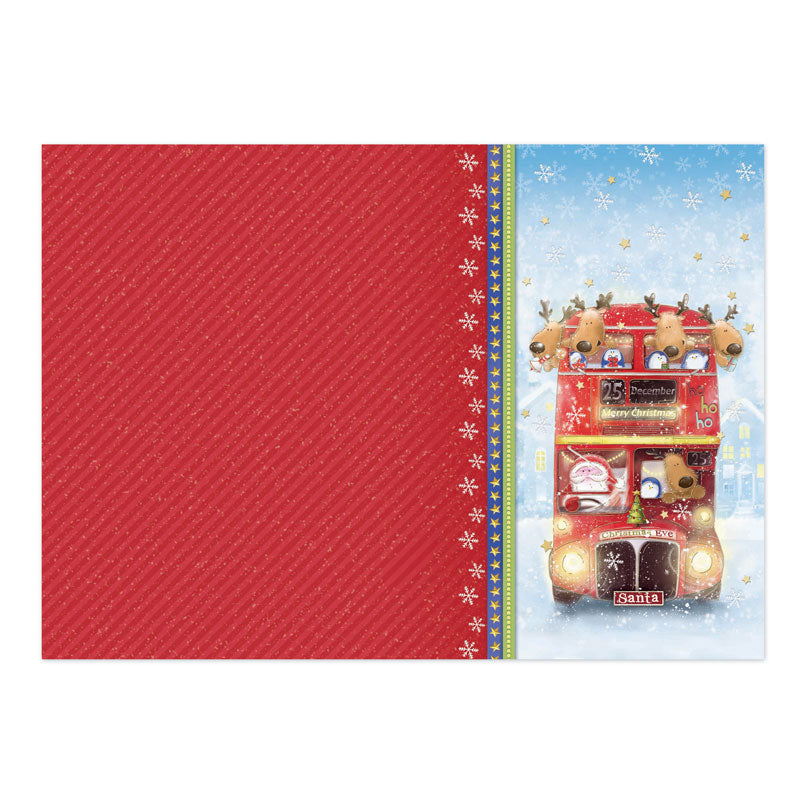 ¡Santa está en camino! Set de adornos de lujo-3