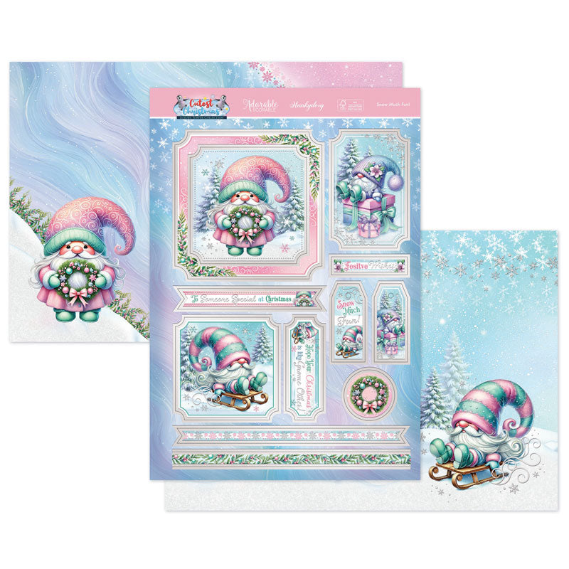¡Qué diversión de nieve! Set de adornos de lujo-1