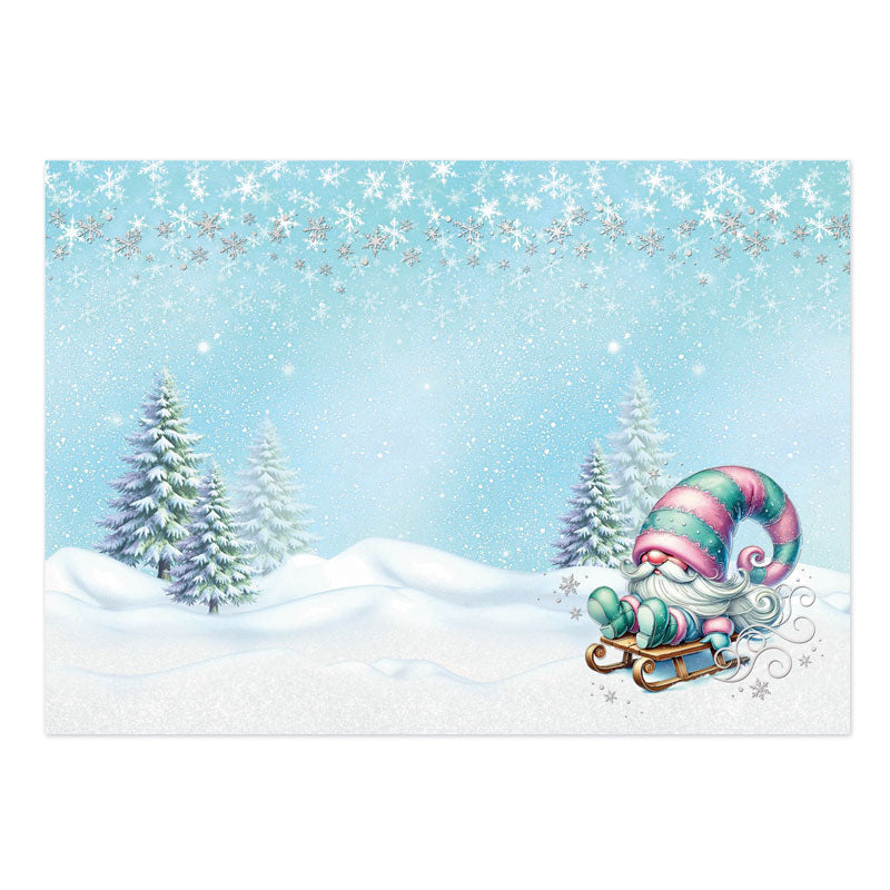 ¡Qué diversión de nieve! Set de adornos de lujo-3