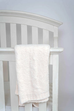 Sea Salt Cable Knit Toddler Blanket-1