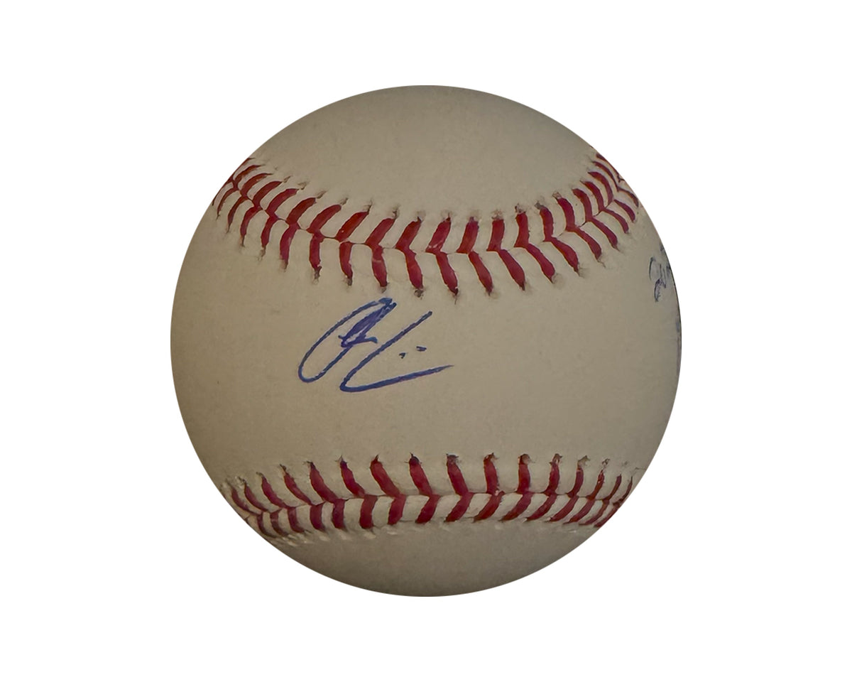 Owen Caissie Autographed Rawlings Official Major League Baseball Inscribed "2020 45th Pick"-1