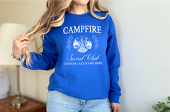 Campfire Social Club Personalized Sweatshirt | Summer Apparel | Custom Apparel-2