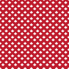 Craft HTV Canada day Maple Leaf Pattern #1 Red Background-1
