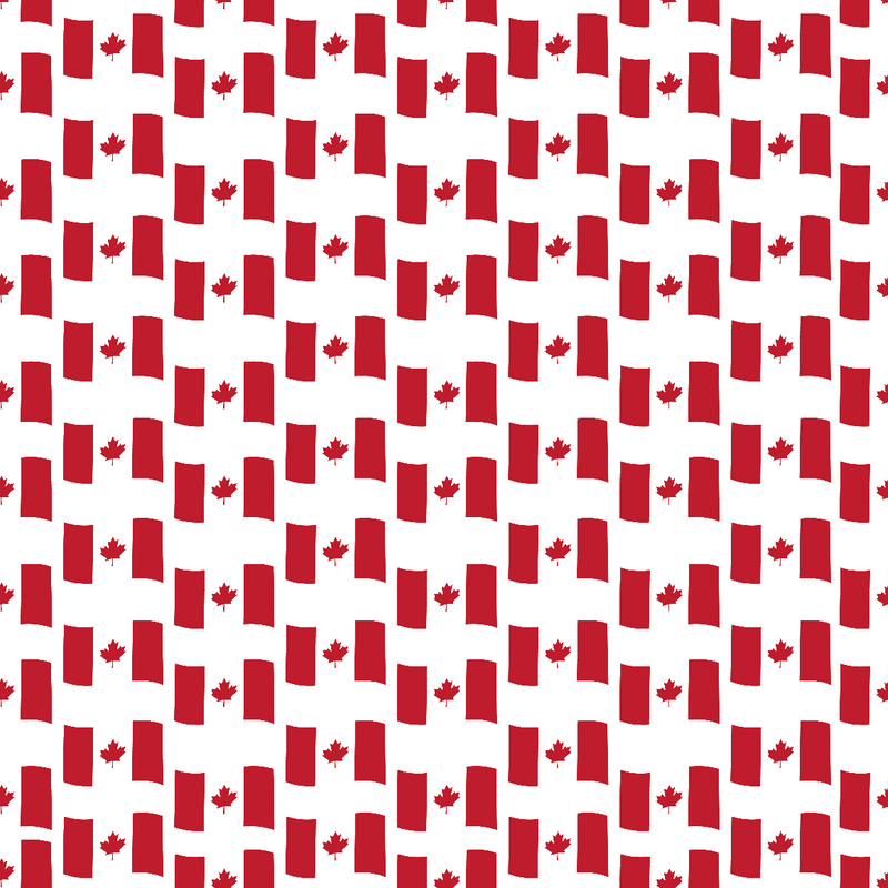 Craft HTV Canada Flag Pattern-1