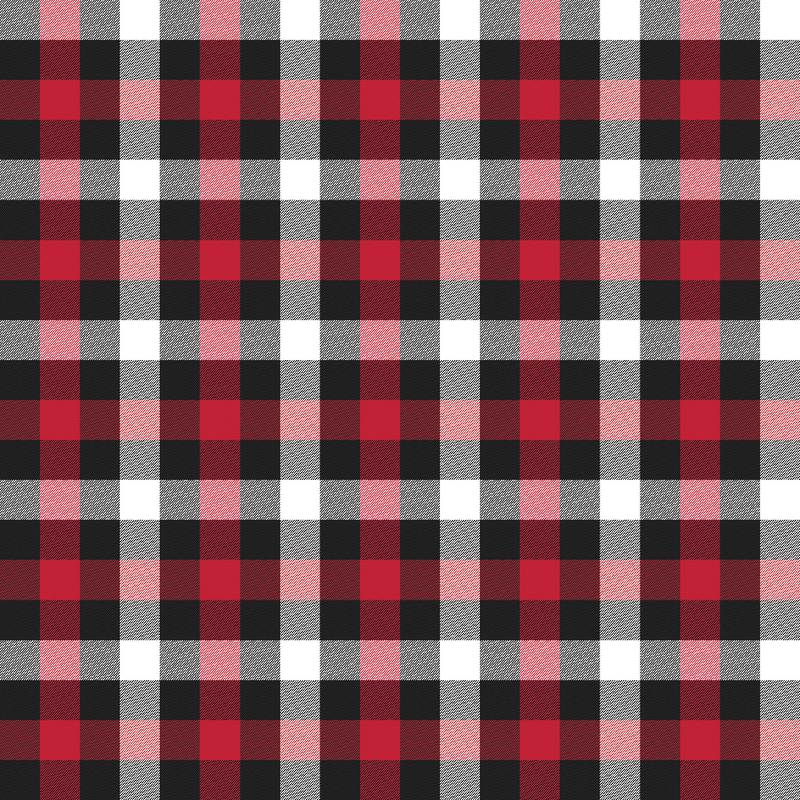 Canada Day Plaid Pattern Adhesive Vinyl-1