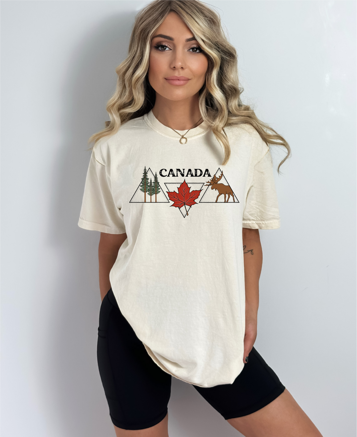 Canada Triangle Unisex T-shirt | Canadian Clothing-2