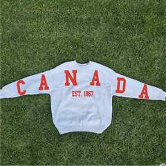 Canada Back Unisex Crewneck-4