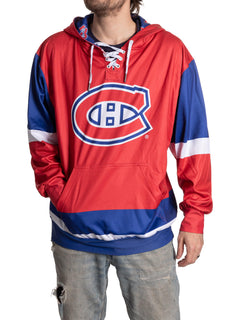 Montreal Canadiens Hockey Lace Hoodie-1