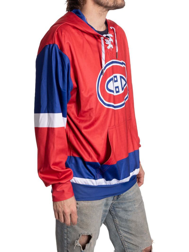 Montreal Canadiens Hockey Lace Hoodie-2