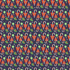Christmas Candy Canes  Adhesive Vinyl Pattern 5-1