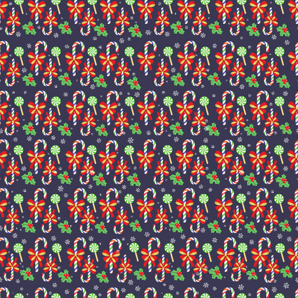 Craft HTV  Christmas Candy Canes Pattern 5-1