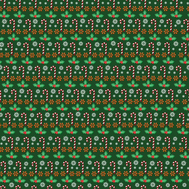 Christmas Candy Canes  Adhesive Vinyl Pattern 6-1