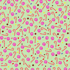 Christmas Candy Canes  Adhesive Vinyl Pattern 4-1