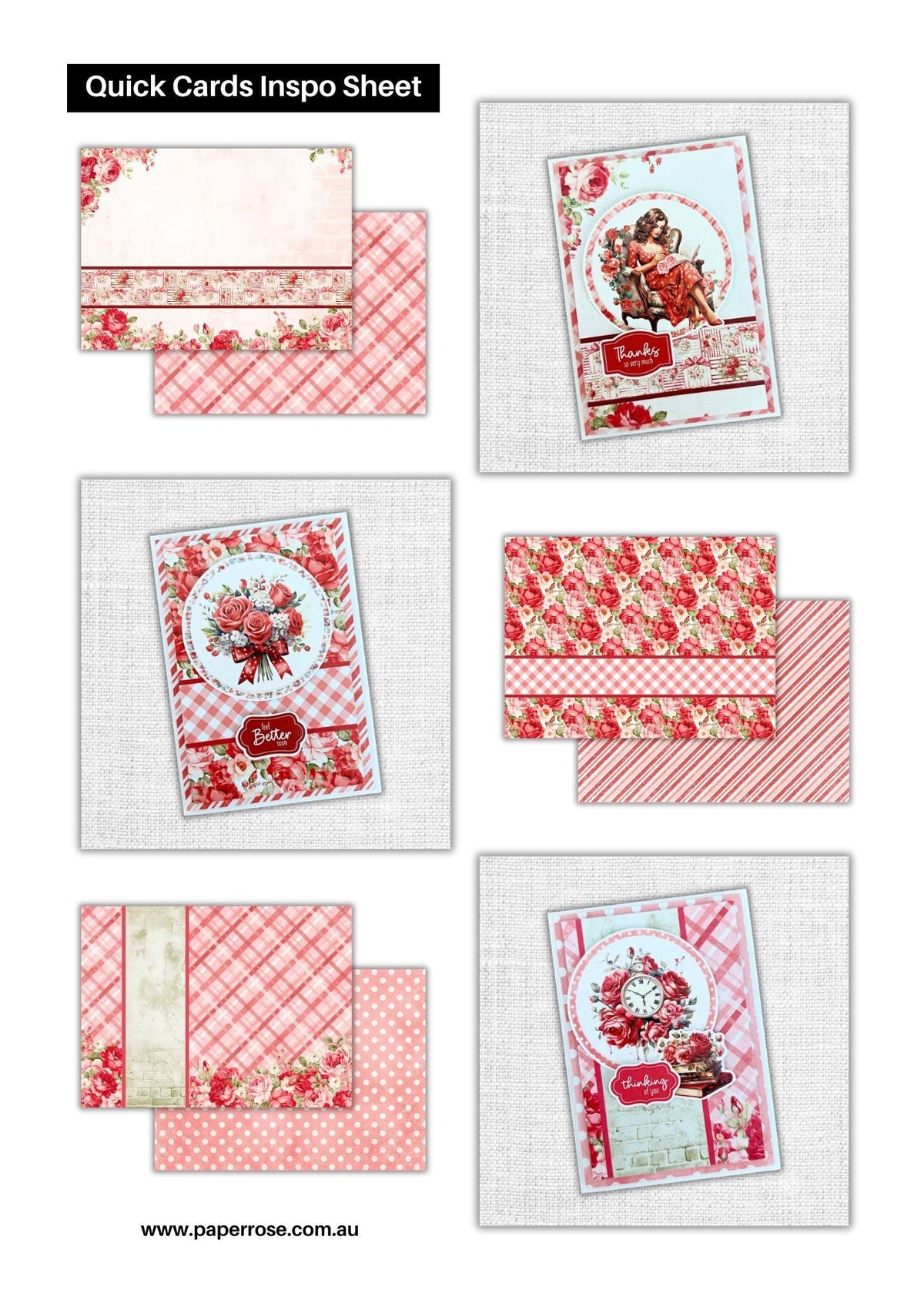 Candy Kisses Collection de cartes rapides 6x8" 31671-2