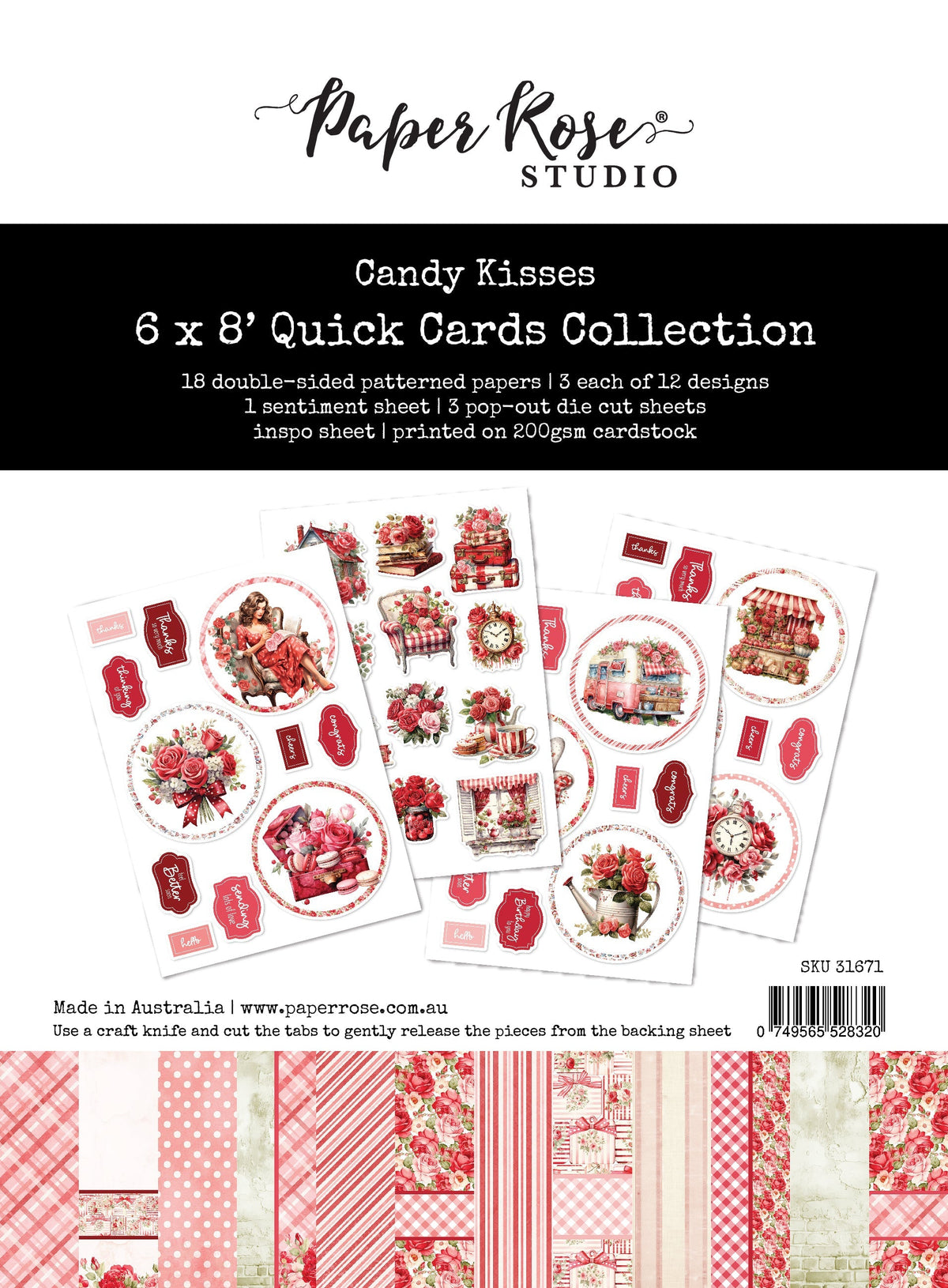 Candy Kisses Collection de cartes rapides 6x8" 31671-1