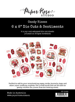 Die-Cuts et Mots Tendres Baisers 15x20 cm 31668-1