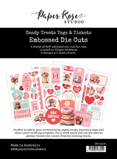 Candy Treats Tags & Tickets Embossed Die Cuts 33174-1
