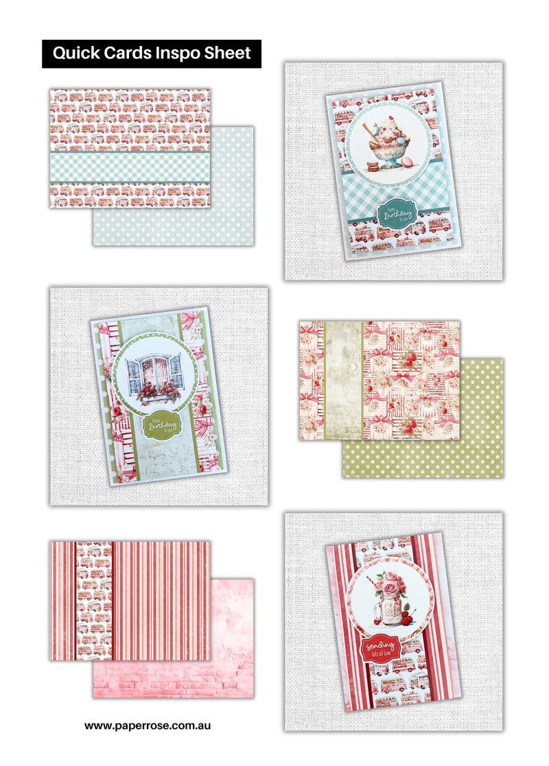 Candy Treats 6x8" Quick Cards Collection 32076-3