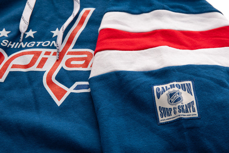 Washington Capitals Varsity Retro Style Hoodie-5