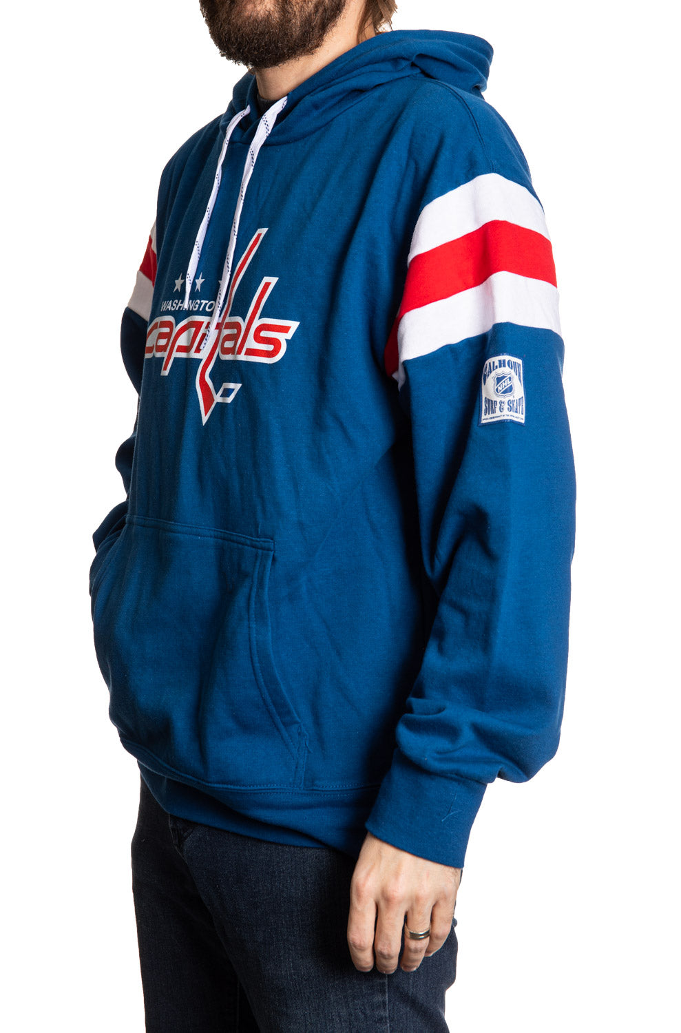 Washington Capitals Varsity Retro Style Hoodie-2