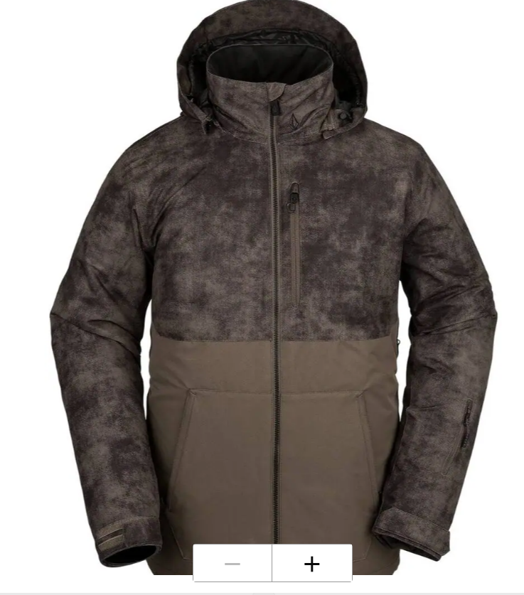 Volcom 'Deadly Stones' Insulated Jacket - Bleached Brown-1