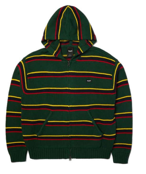 HUF 'Banks' Hooded Sweater - Sycamore-1