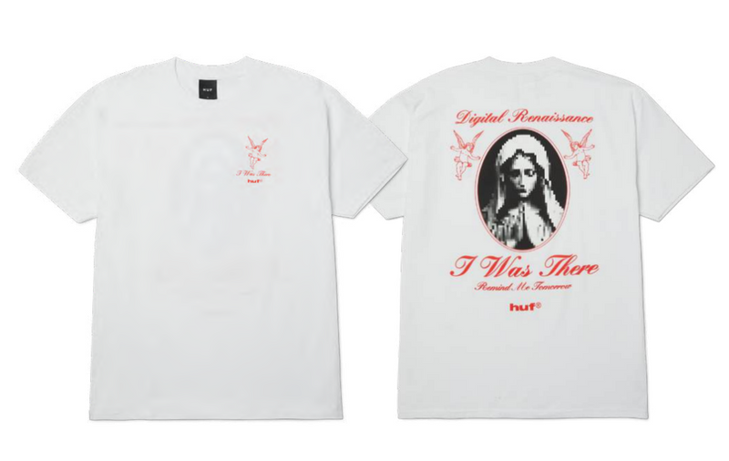 HUF 'Digital Renaissance' Tee - White-1
