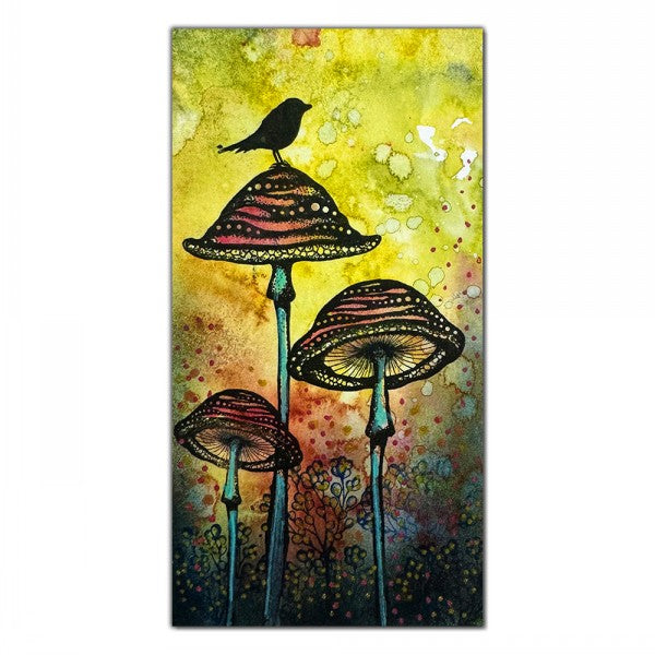 Snailcap Mushrooms Stamp-2