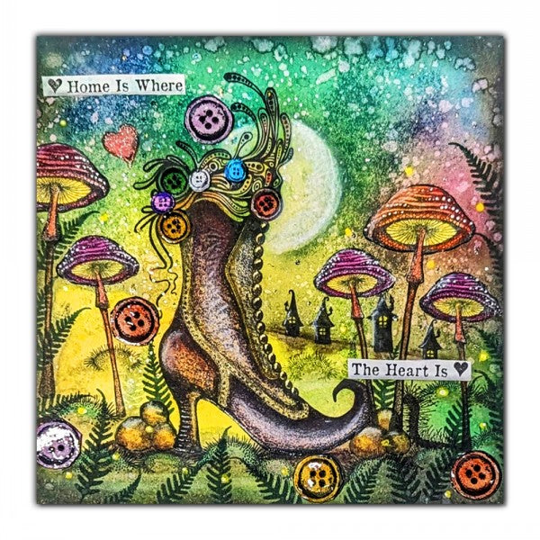 Snailcap Mushrooms Stamp-3