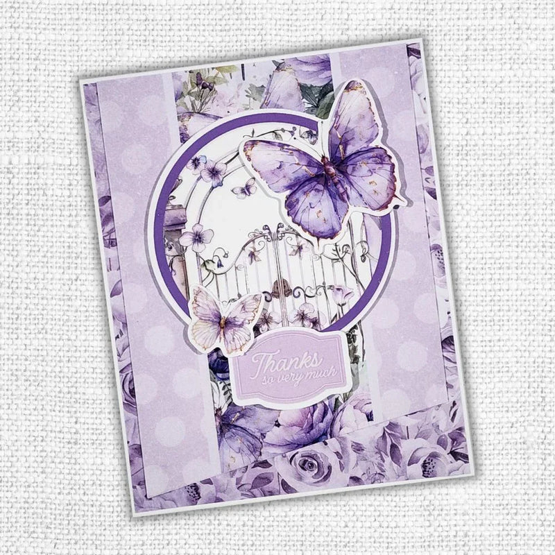 Lavender & Fairies 6x8" Quick Cards Collection 33534-7