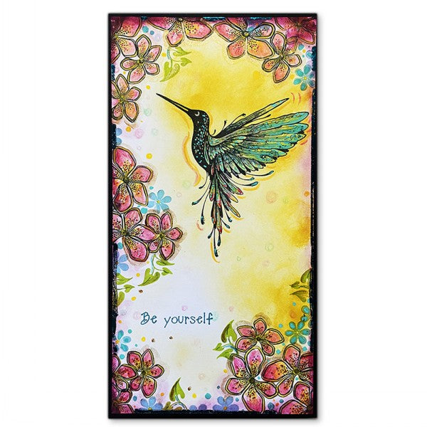 Hummingbird Large Stamp-3