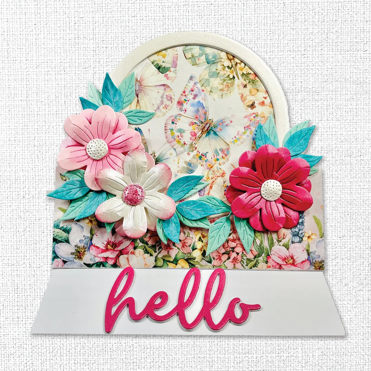 Troqueles de corte de metal Aimee Etched Flower 30003-2