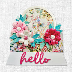 Troqueles de corte de metal Aimee Etched Flower 30003-2
