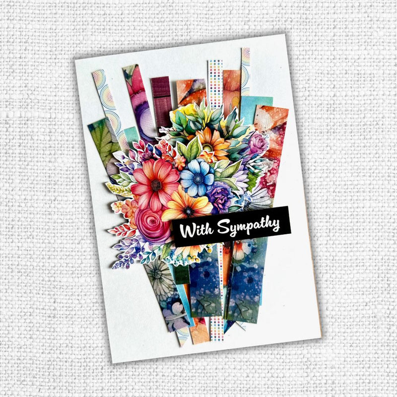 Rainbow Twirl B 12x12 Paper (12pc Bulk Pack) 30435-2
