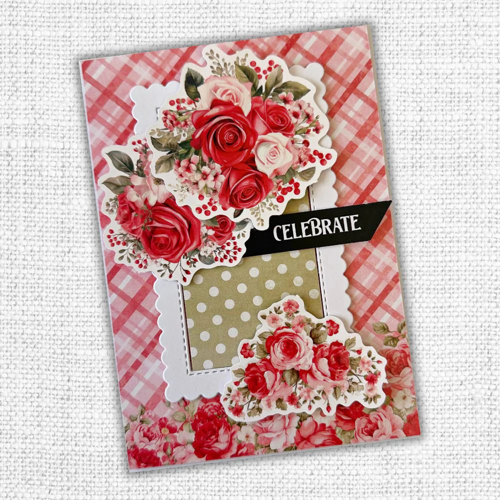 Scalloped Rectangle Frames Metal Cutting Die 16682-7