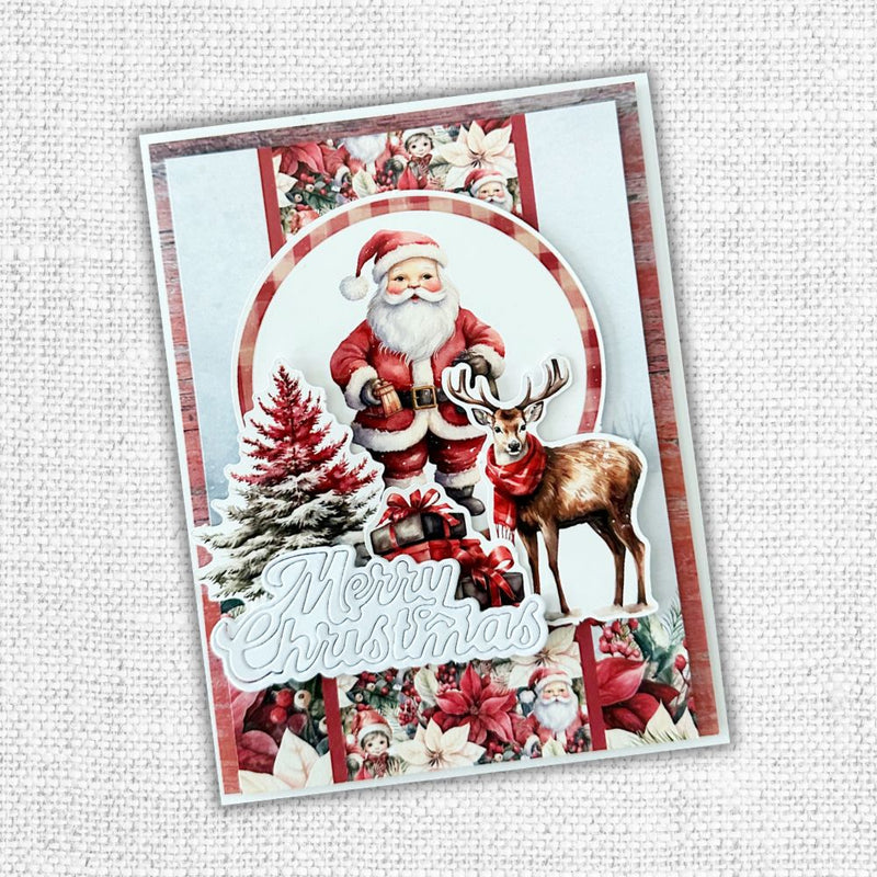 Small Fancy Script Layered Merry Christmas Die 32439-3