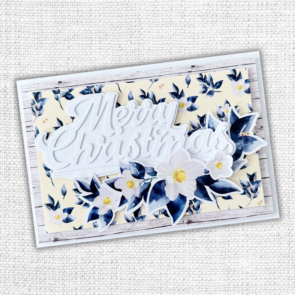 Large Fancy Script Layered Merry Christmas Die 32442-2