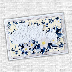 Large Fancy Script Layered Merry Christmas Die 32442-2