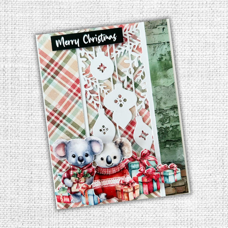 Hanging Christmas Ornaments Border Die 32448-2