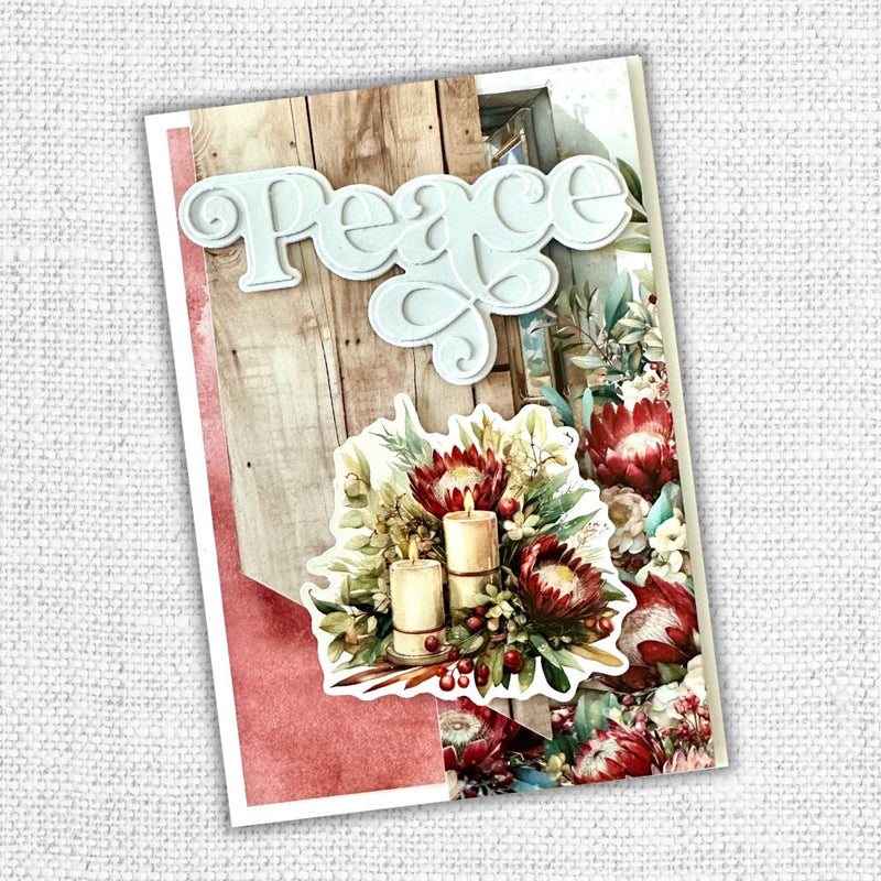 Fancy Script Layered Peace Die 32451-2