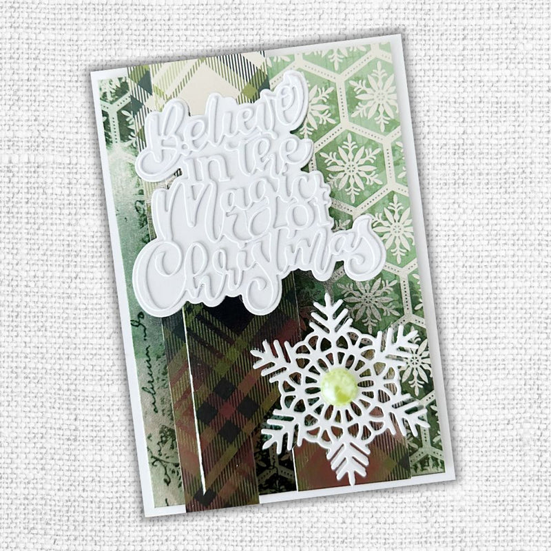 Believe in the Magic Of Christmas Script Die 32463-2