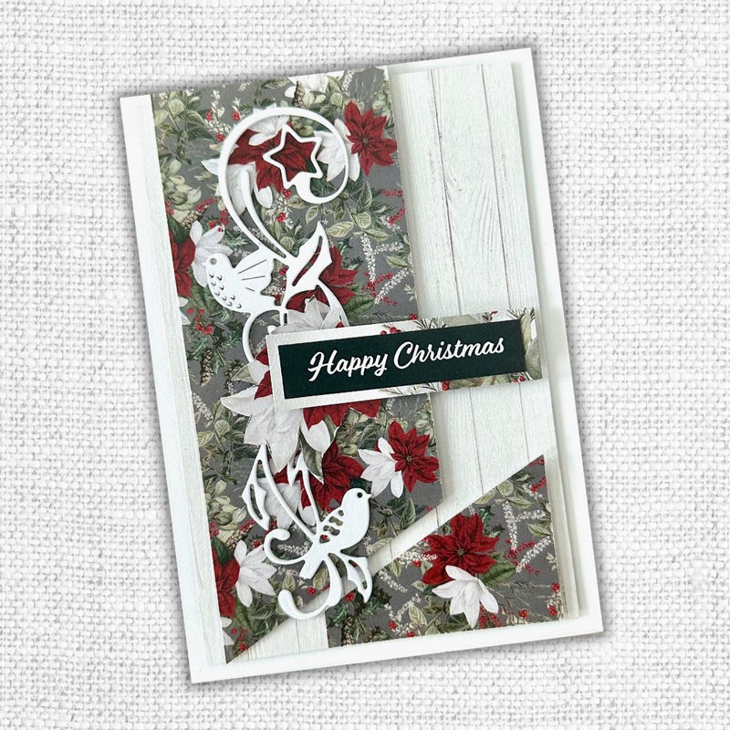 White Dove Flourish Border Metal Cutting Die 32583-2