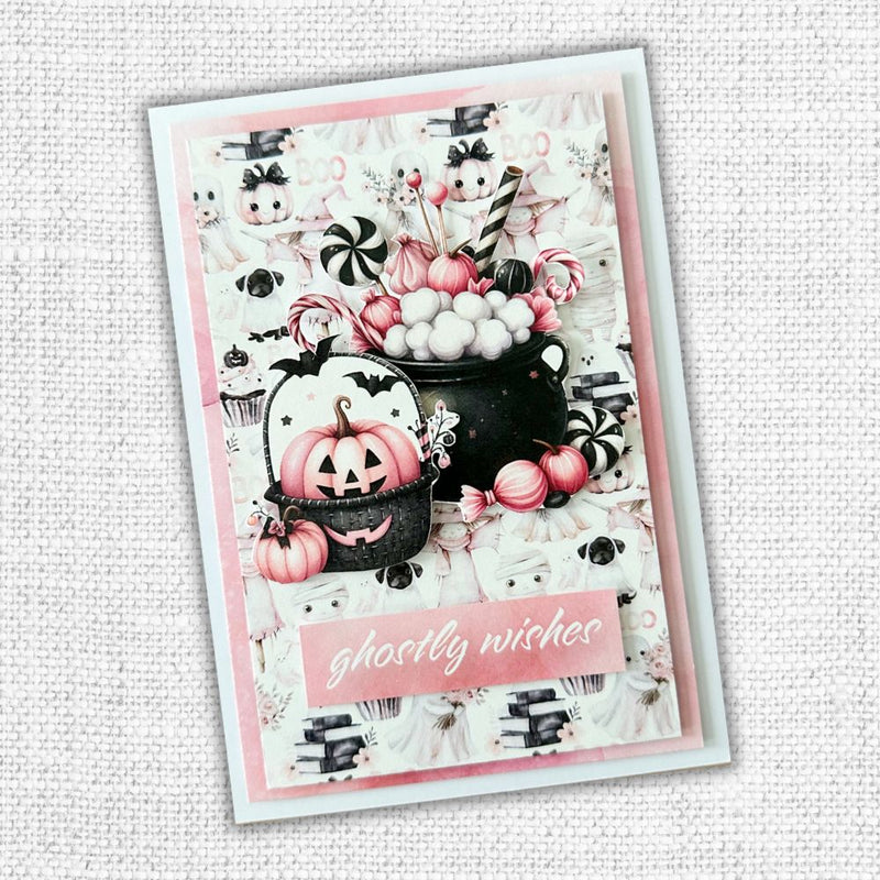 Pink Halloween Embossed Die Cuts 32790-2