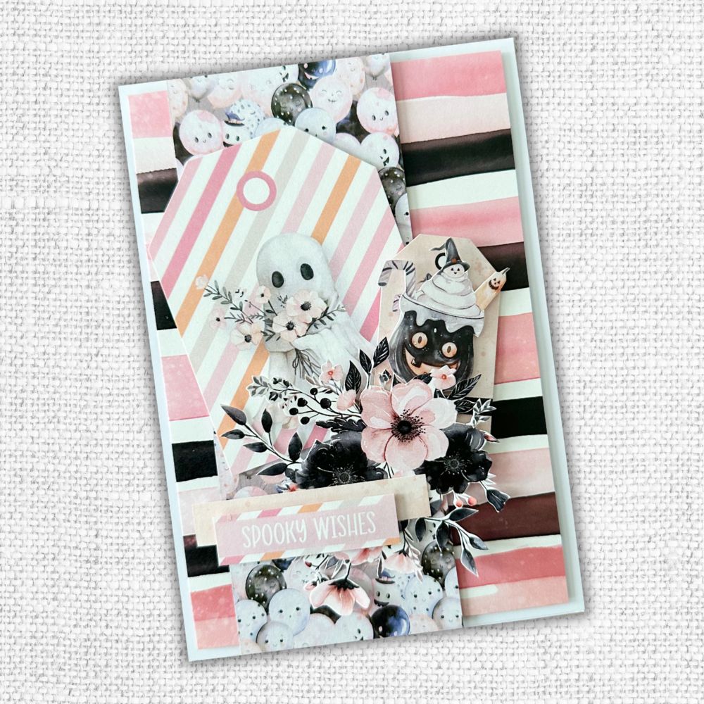 Pink Halloween Embossed Die Cuts 32790-3