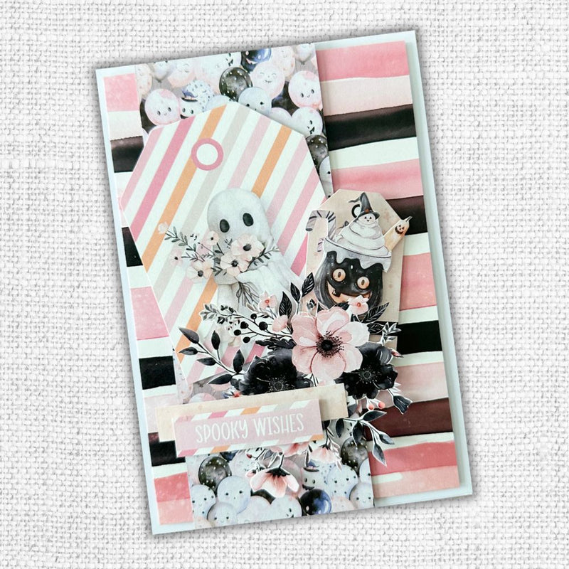 Pink Halloween Embossed Die Cuts 32790-3